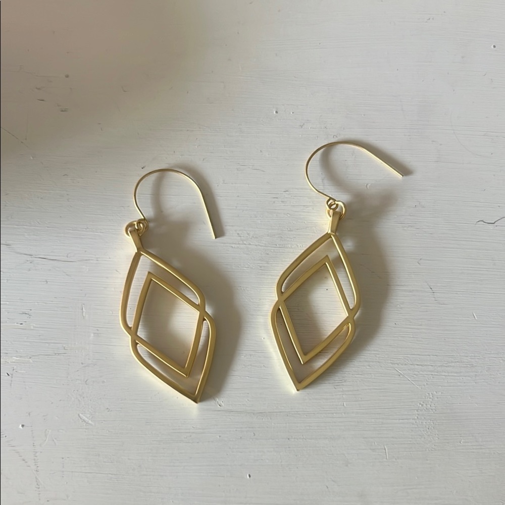 Spartina Gold Geometric Earrings